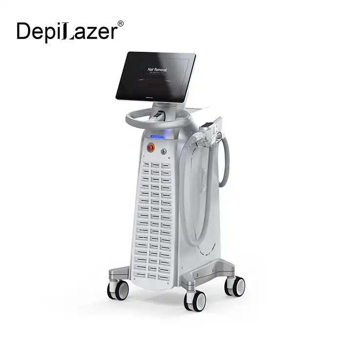 How does a diode laser hair removal machine work?